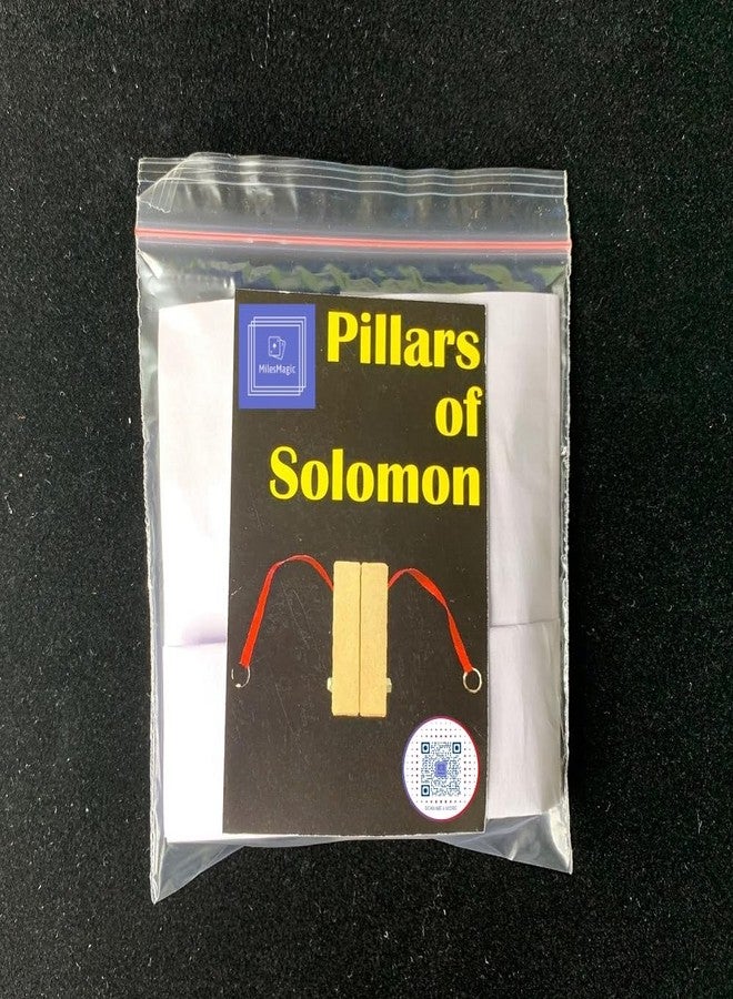 MilesMagic Magician's Pillars of Solomon Gimmick | Ribbon Passing Thru Blocks | Real Mentalist Street Illusion Cut and Restore Close Up Stage Magic Trick - Image 5